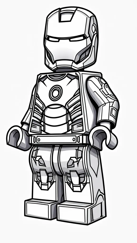 coloriages Iron Man Lego